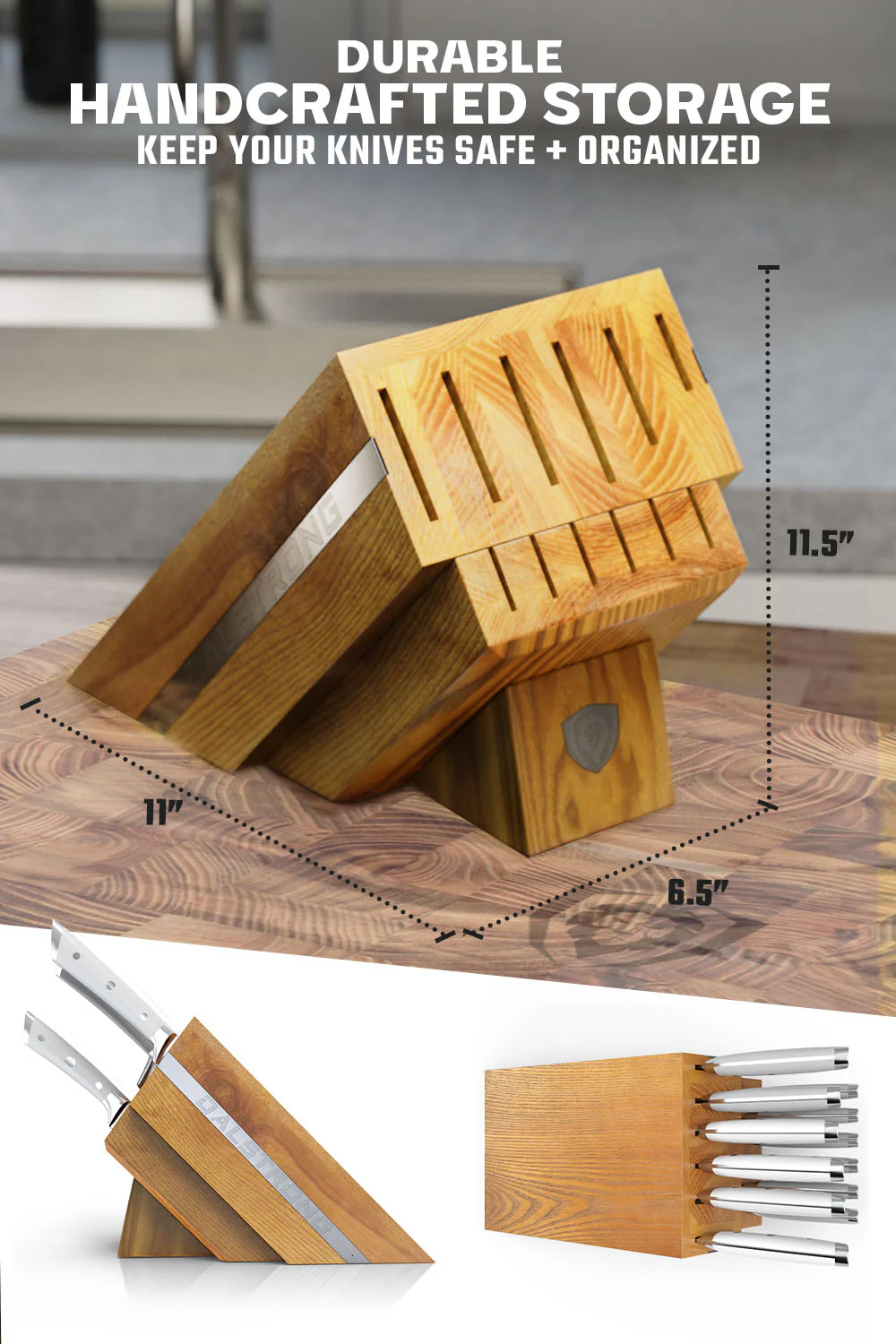 12-Piece Block Set | White Handles | Gladiator Series | NSF Certified | Dalstrong © - Image 5