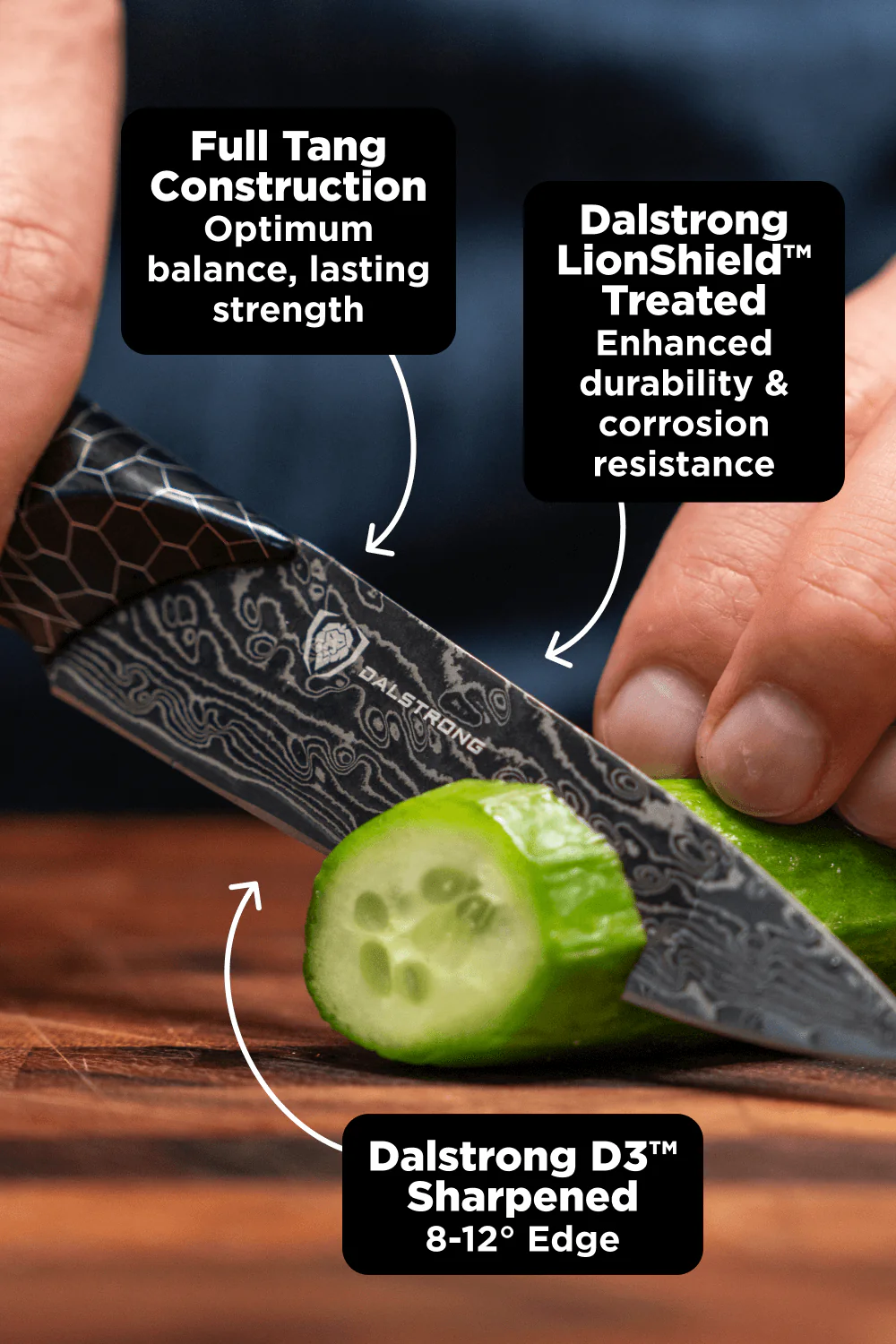 2 Piece Set | Chef Knife & Paring Knife | The Scorpion Series | Dalstrong © - Image 3