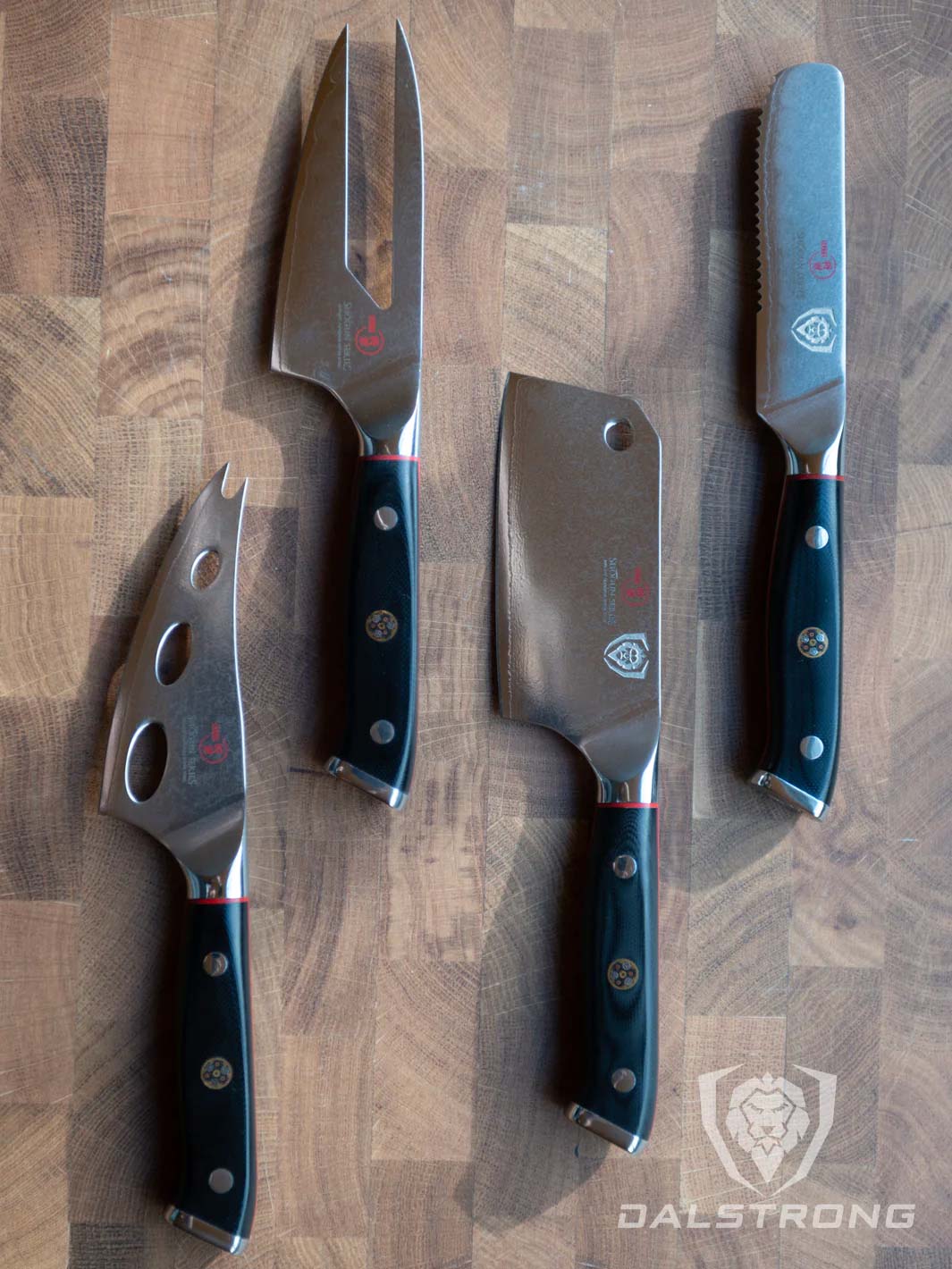 4-Piece Cheese Knife Set | Shogun Series | ELITE | NSF Certified | Dalstrong © - Image 4