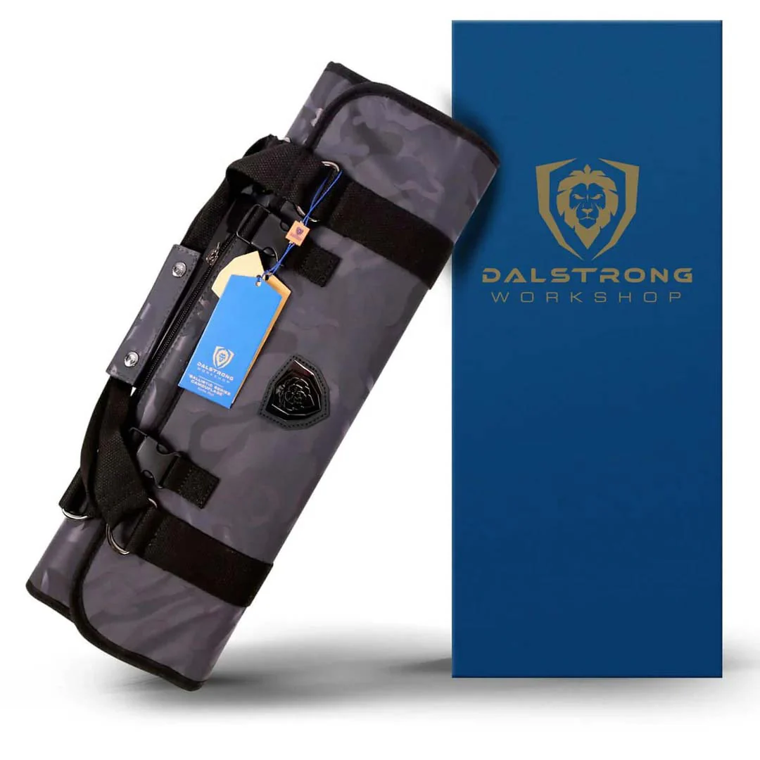 Premium Knife Roll | Dark Camo | Ballistic Series | Dalstrong ©