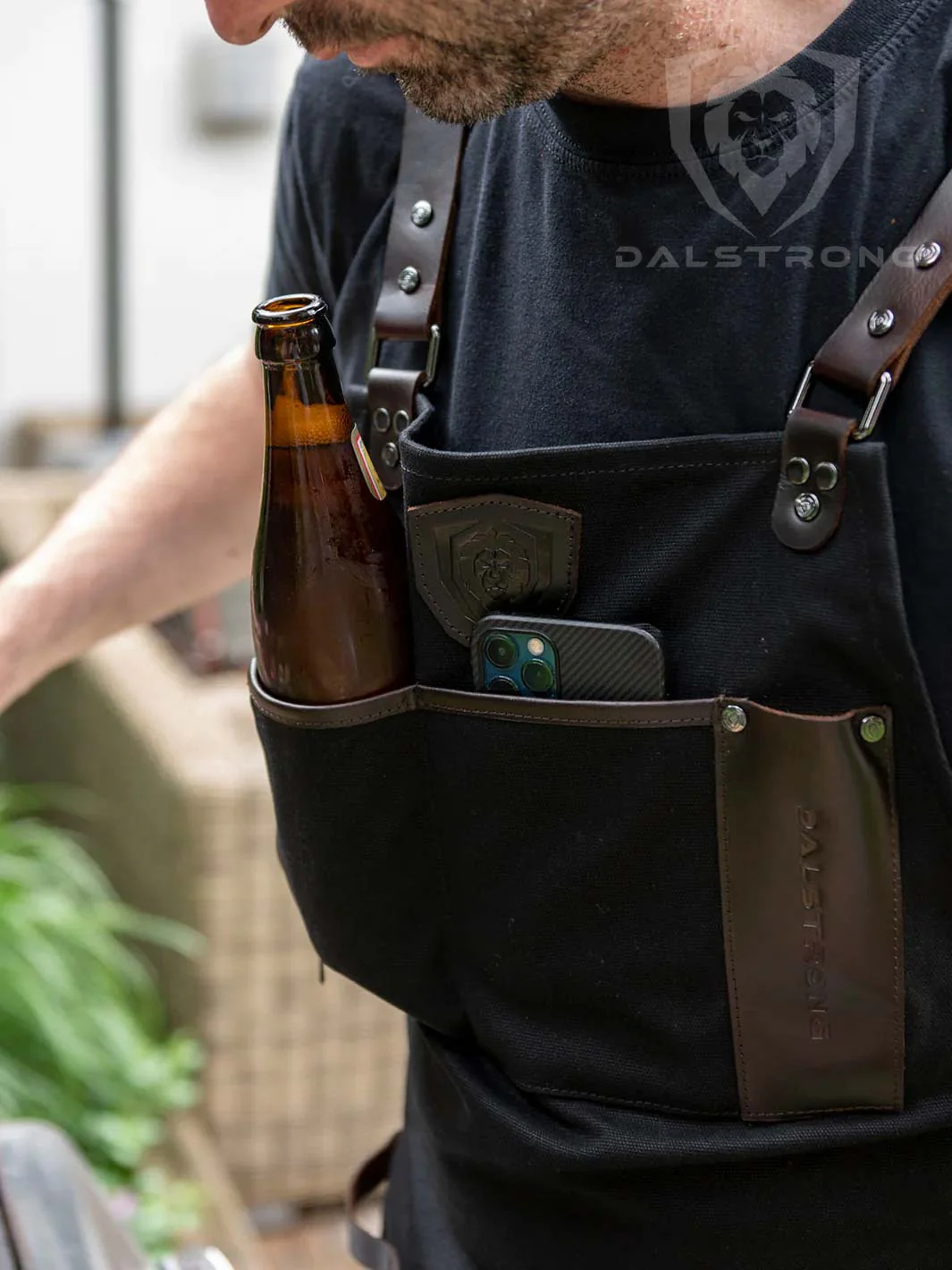 BBQ Apron | Heavy-Duty Waxed Canvas | Professional Chef's Kitchen Apron | Dalstrong © - Image 9