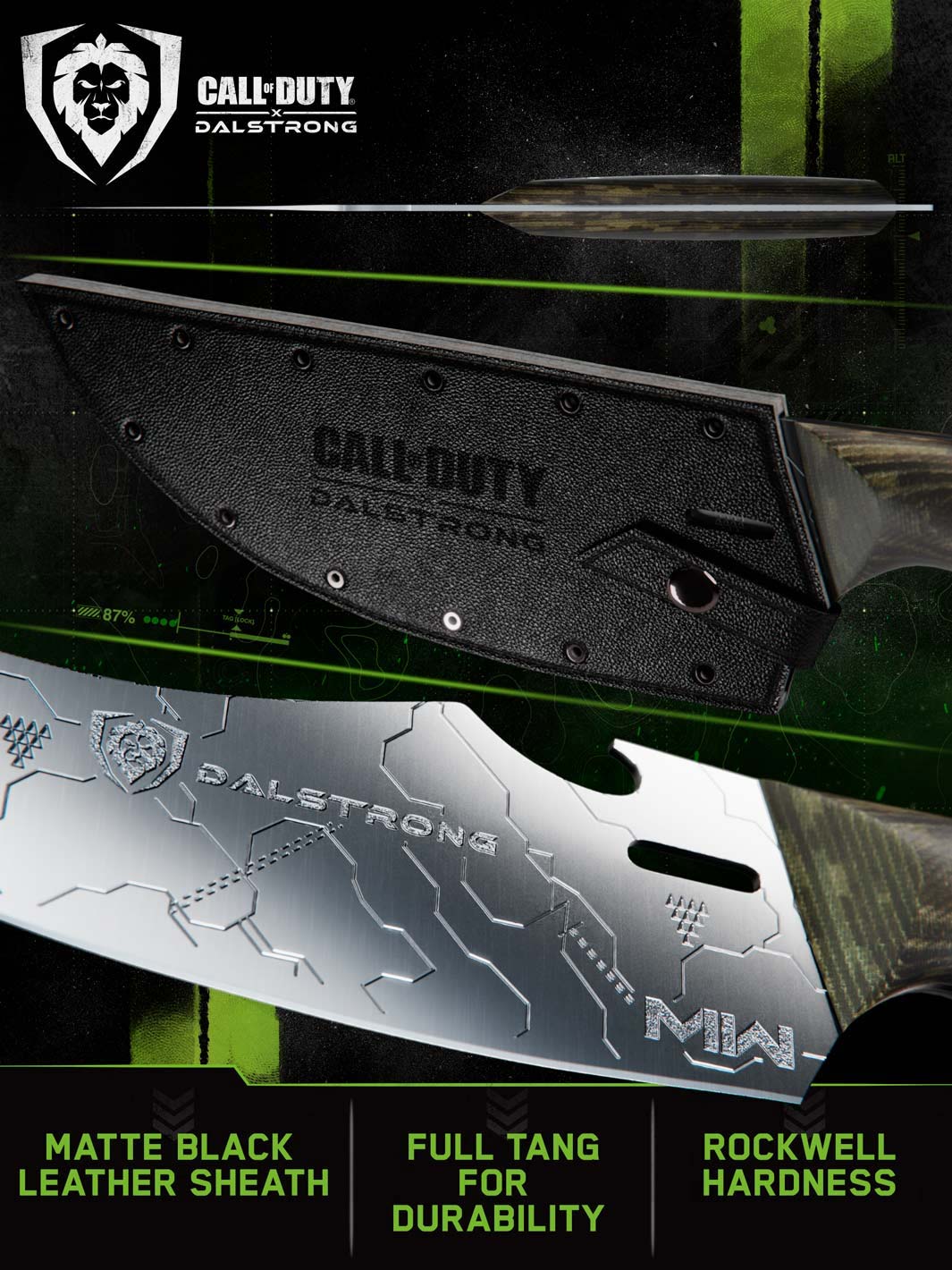 BBQ Pitmaster Knife 6.5" | Call of Duty © Edition | Forked Tip & Bottle Opener | EXCLUSIVE COLLECTOR KNIFE | Dalstrong © - Image 3