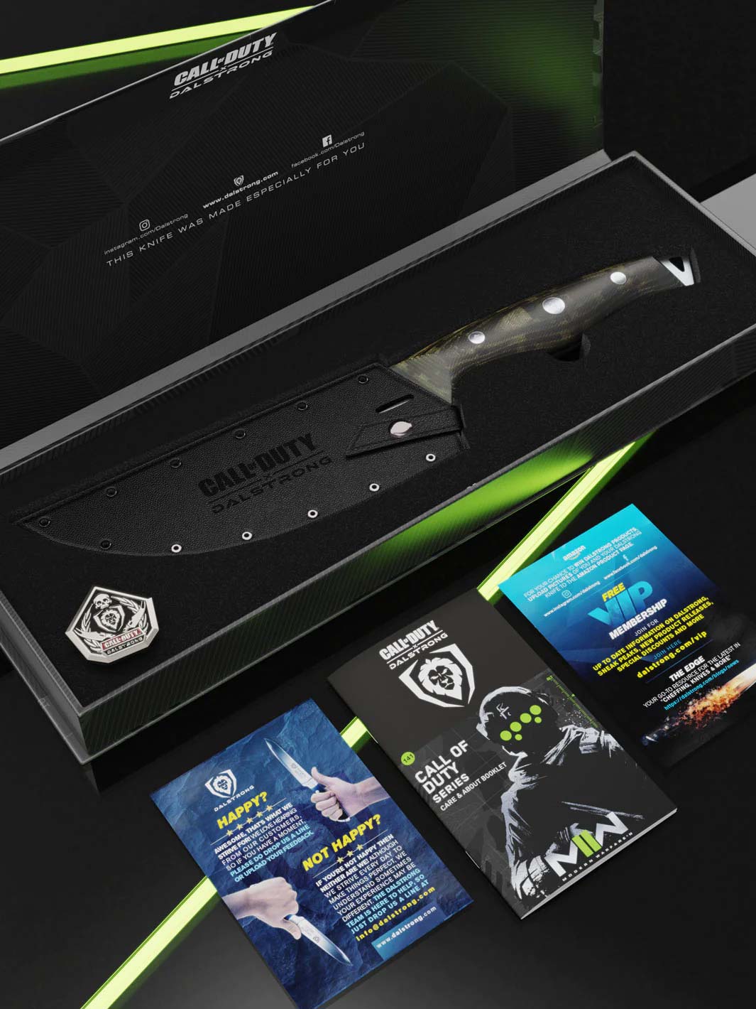 BBQ Pitmaster Knife 6.5" | Call of Duty © Edition | Forked Tip & Bottle Opener | EXCLUSIVE COLLECTOR KNIFE | Dalstrong © - Image 4