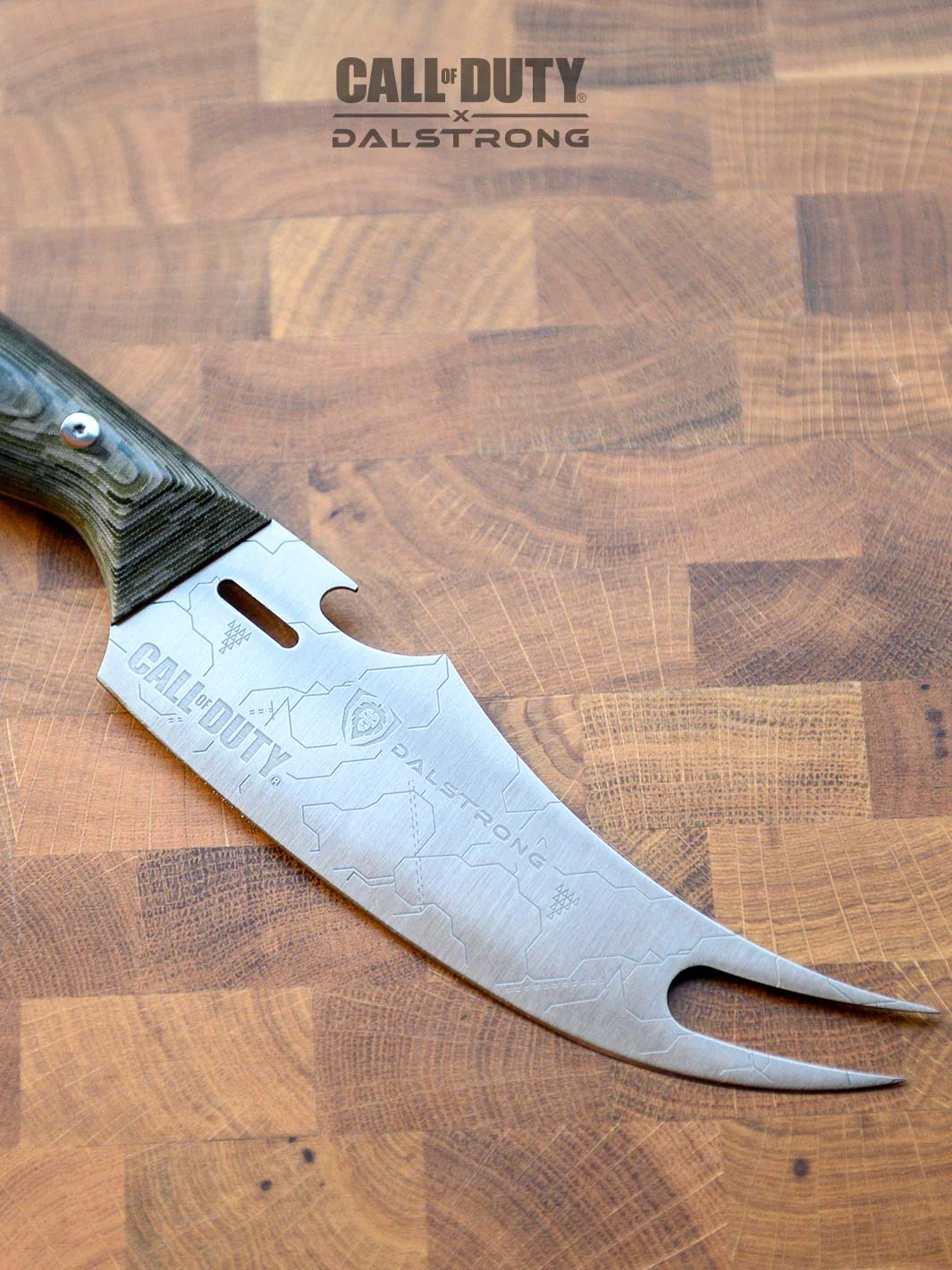BBQ Pitmaster Knife 6.5" | Call of Duty © Edition | Forked Tip & Bottle Opener | EXCLUSIVE COLLECTOR KNIFE | Dalstrong © - Image 6