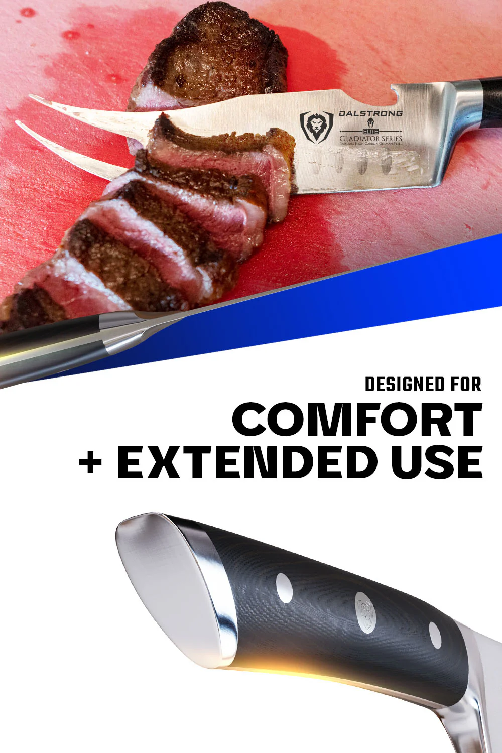BBQ Pitmaster & Meat Knife 6.5" | Gladiator Series | NSF Certified | Dalstrong © - Image 4