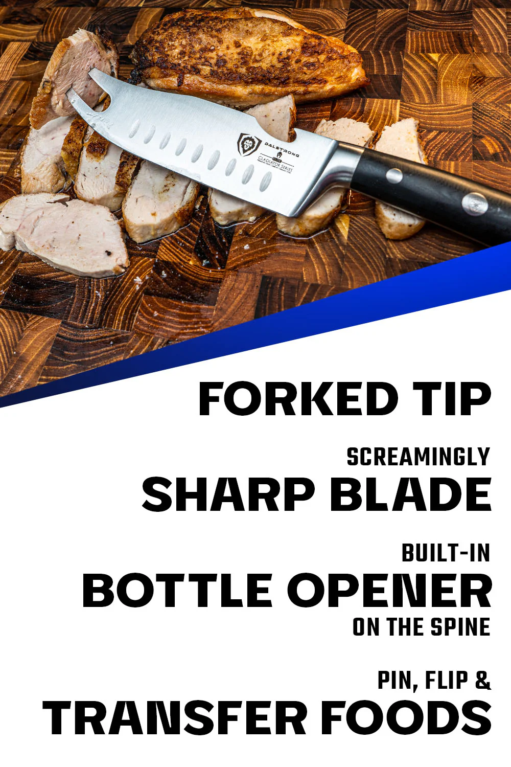 BBQ Pitmaster & Meat Knife 6.5" | Gladiator Series | NSF Certified | Dalstrong © - Image 5
