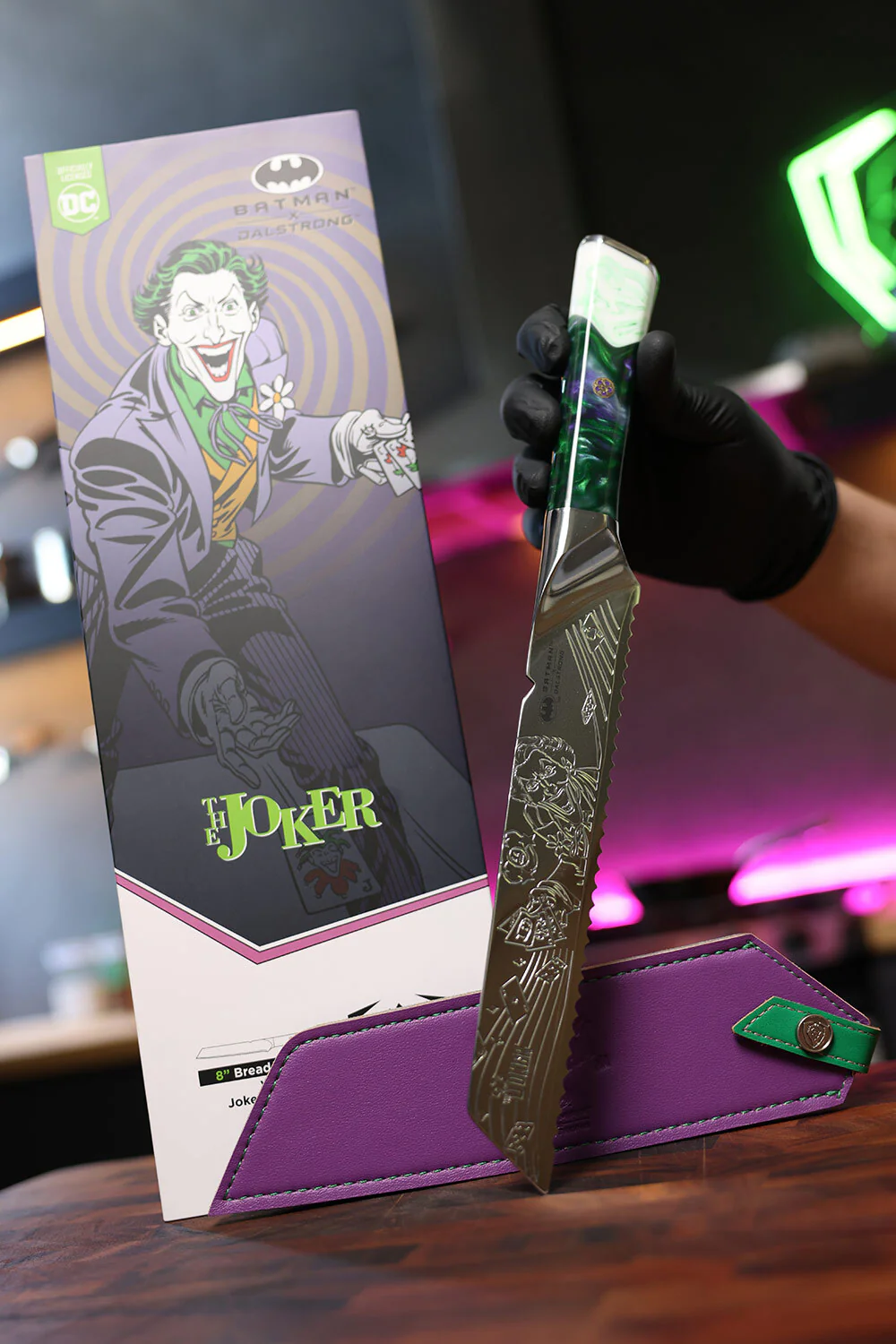 Bread Knife 8" | THE JOKER™ Edition | Dalstrong © - Image 4