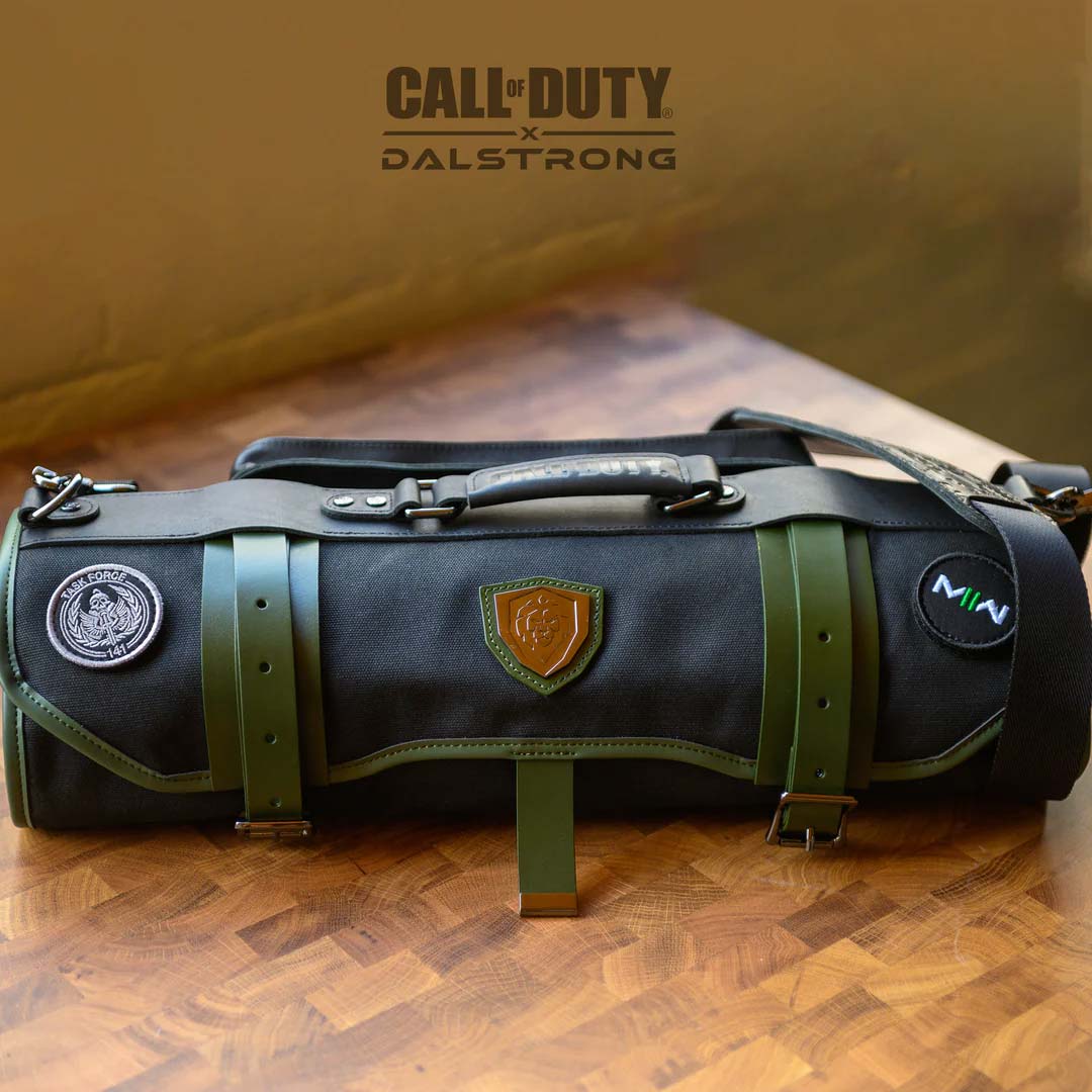 Canvas Knife Roll | Call of Duty © Edition | Black Waxed Canvas | EXCLUSIVE COLLECTOR ROLL | Dalstrong © - Image 2