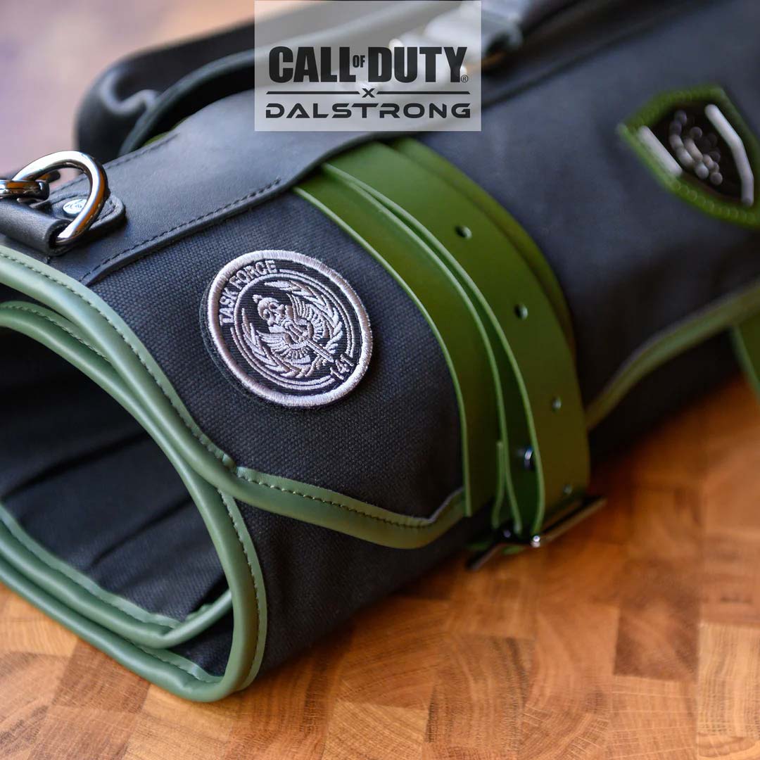 Canvas Knife Roll | Call of Duty © Edition | Black Waxed Canvas | EXCLUSIVE COLLECTOR ROLL | Dalstrong © - Image 4