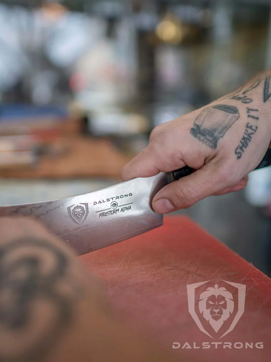 Chef & Cleaver Hybrid Knife 8" | "The Crixus" | Firestorm Alpha Series | Dalstrong © - Image 7