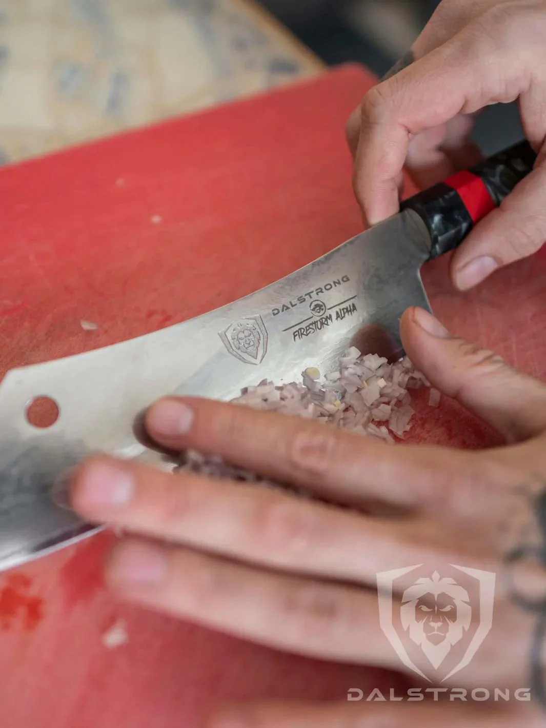 Chef & Cleaver Hybrid Knife 8" | "The Crixus" | Firestorm Alpha Series | Dalstrong © - Image 8