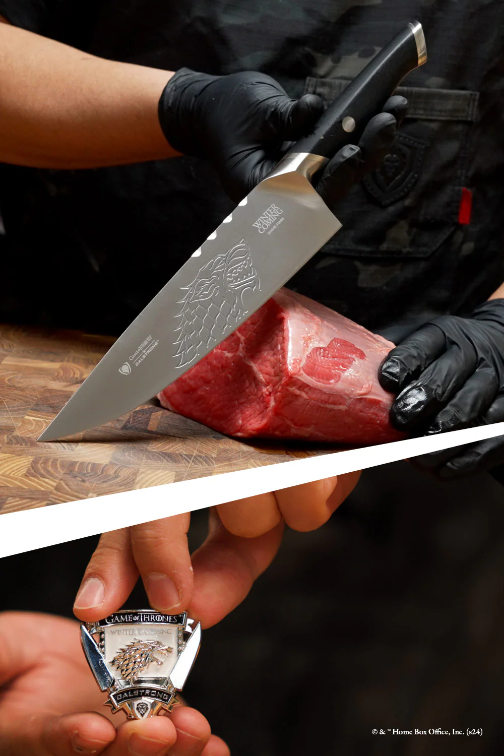 Chef Knife 8" | Game of Thrones™ Edition | House Stark™ | Dalstrong © - Image 4