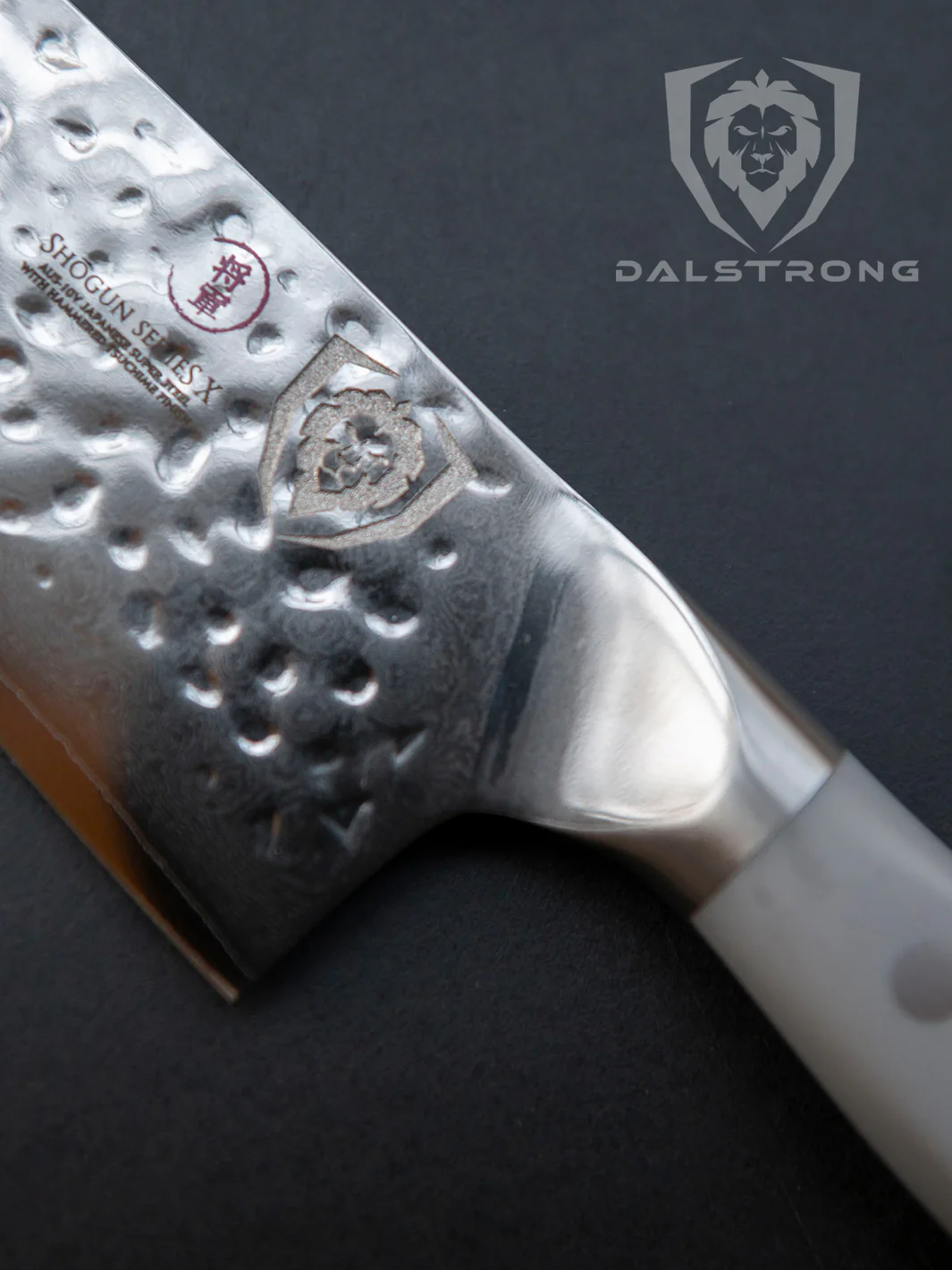 Chef Knife 8" | Gray Matte ABS Handle | Shogun Series | Dalstrong © - Image 10
