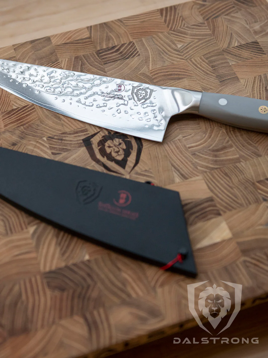 Chef Knife 8" | Gray Matte ABS Handle | Shogun Series | Dalstrong © - Image 9