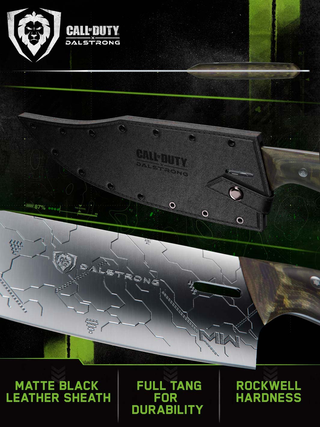 Chef Knife 8" | Call of Duty Edition | EXCLUSIVE COLLECTOR KNIFE | Dalstrong © - Image 3