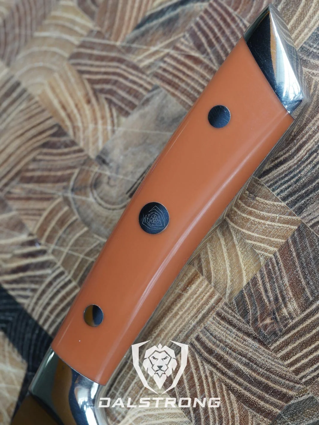 Chef Knife 8" | Orange ABS Handle | Gladiator Series | NSF Certified | Dalstrong © - Image 8