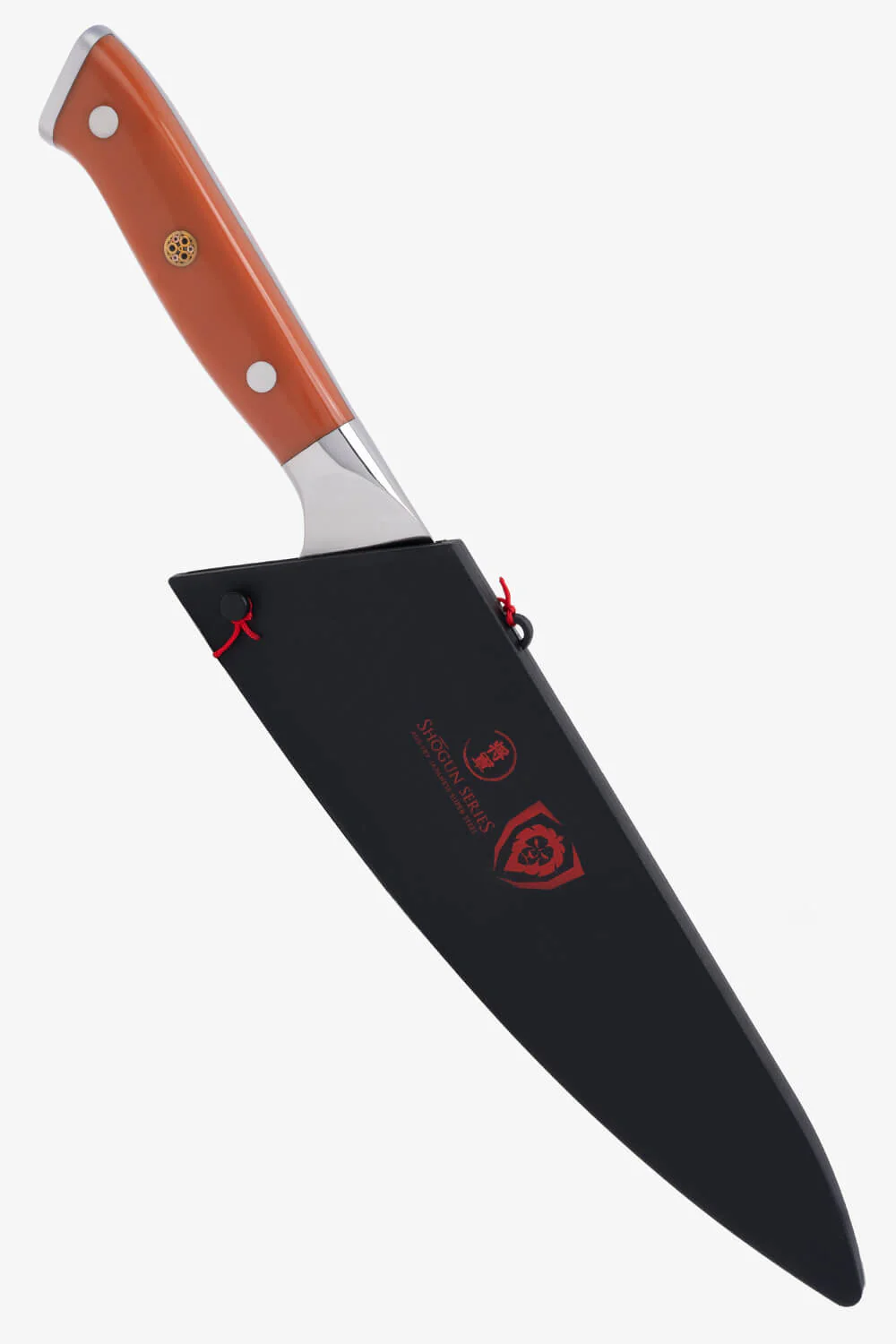 Chef Knife 8" | Flame Orange ABS Handle | Shogun Series | X | Dalstrong © - Image 2