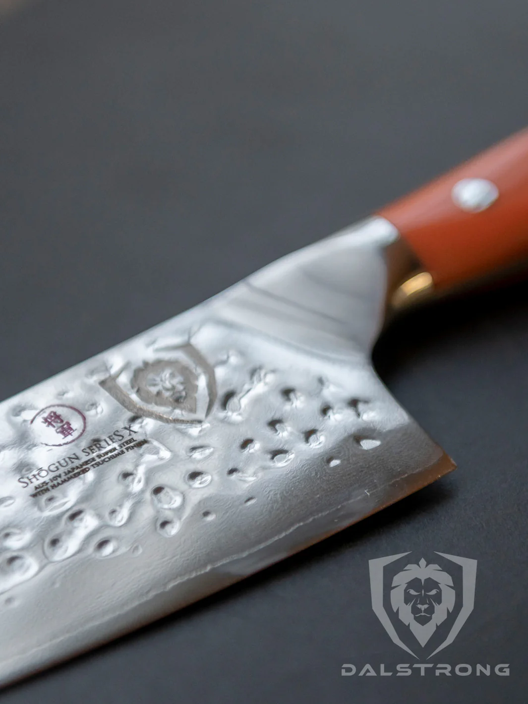 Chef Knife 8" | Flame Orange ABS Handle | Shogun Series | X | Dalstrong © - Image 5