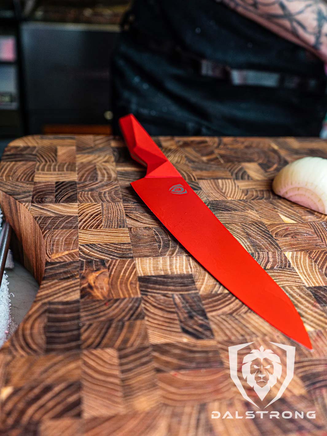 Chef Knife 8" | Shadow Black Series | RED Edition | Dalstrong © - Image 8