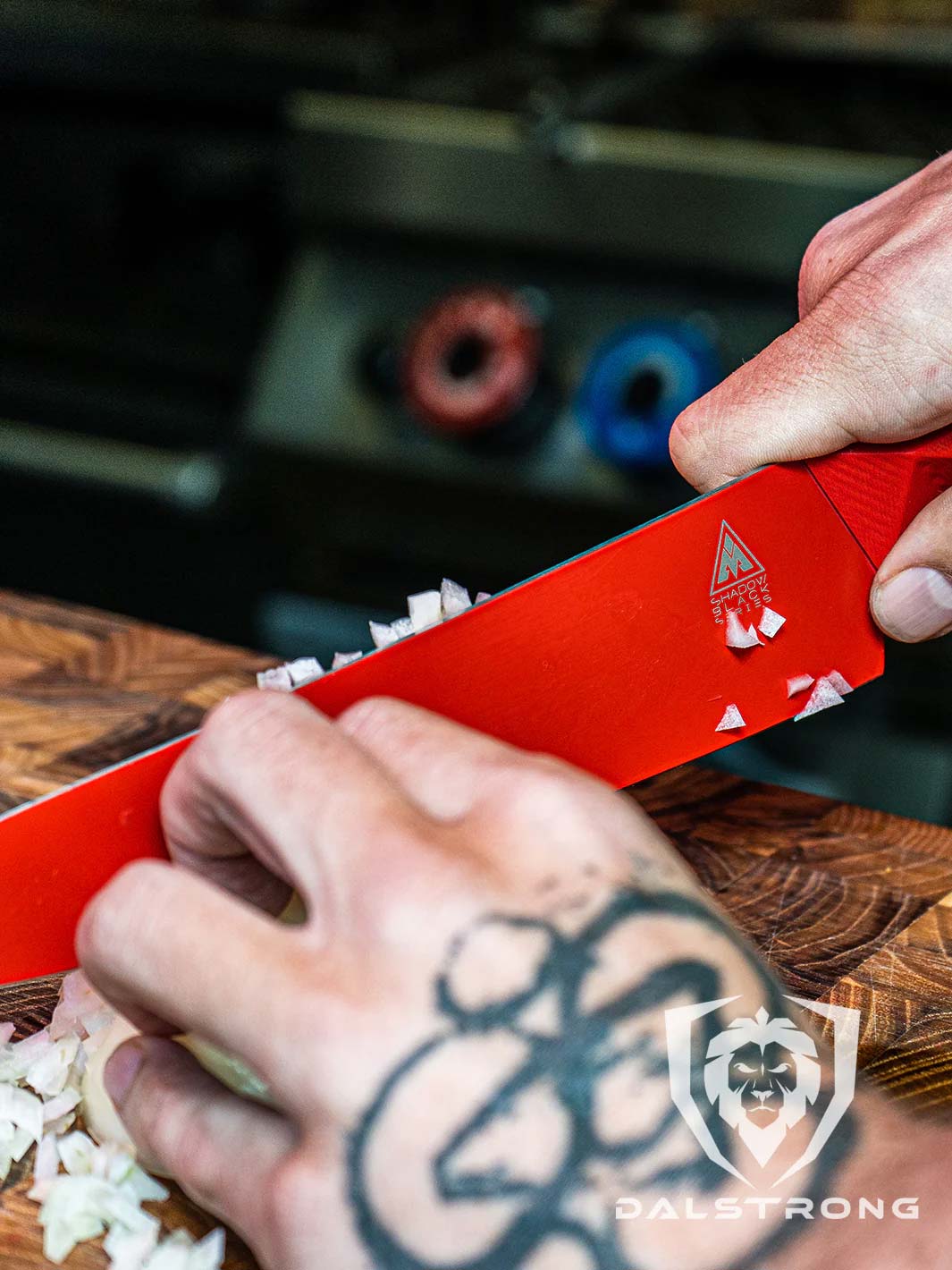 Chef Knife 8" | Shadow Black Series | RED Edition | Dalstrong © - Image 9