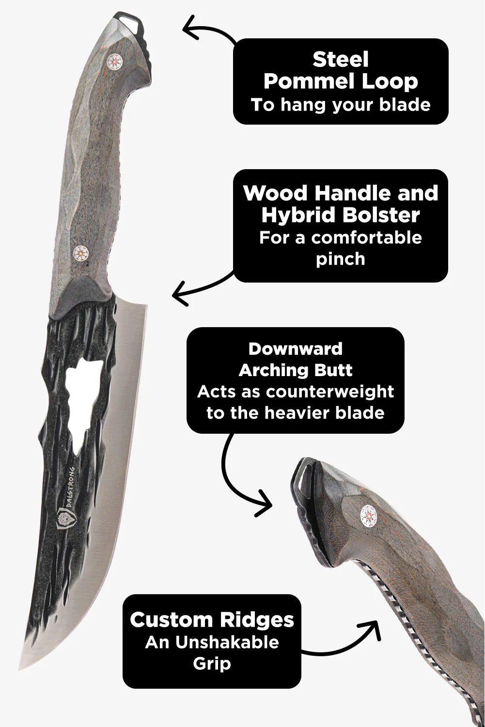 Chef's Knife 8" | The Barbarian Series™ | Dalstrong © - Image 3