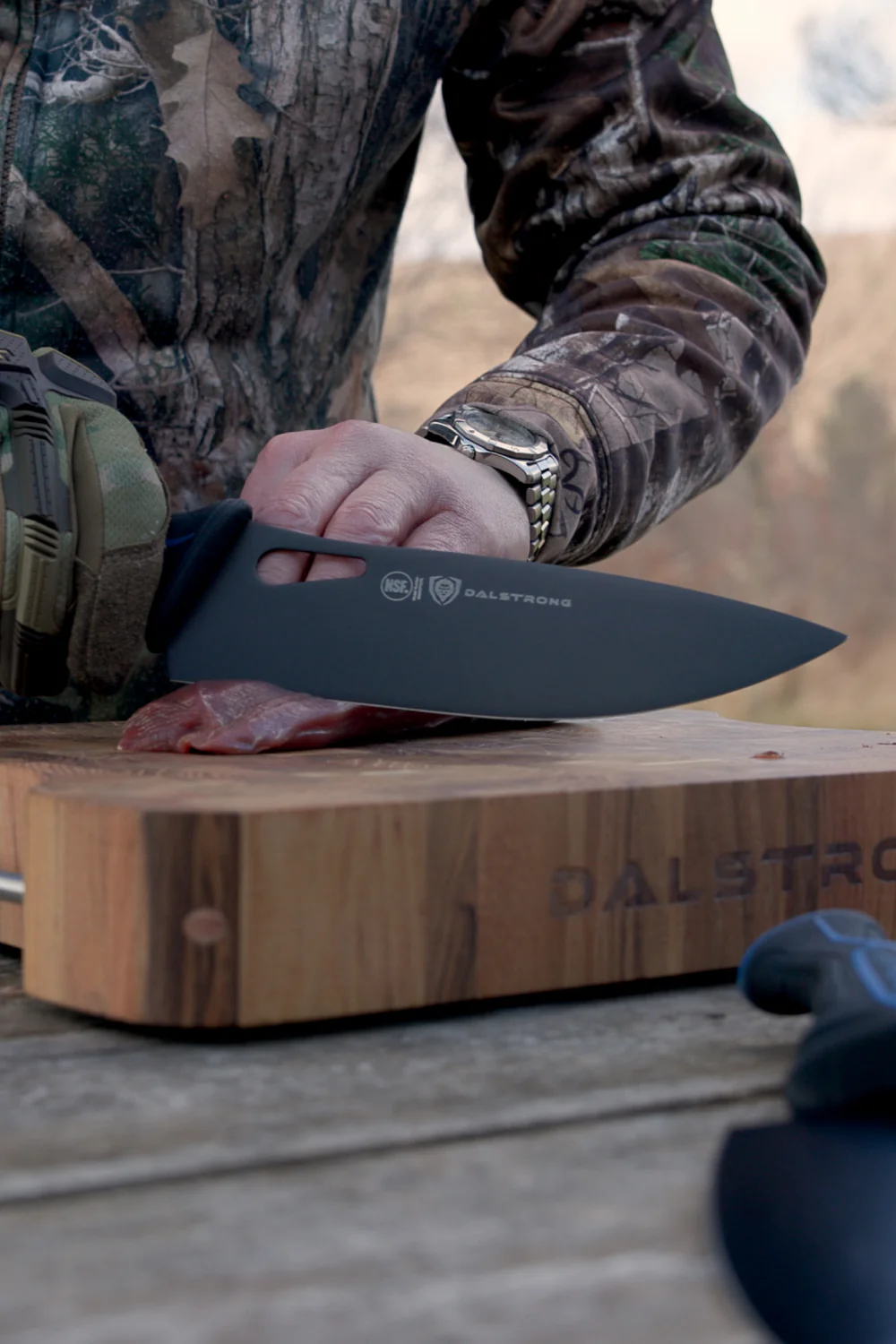 Chef's Knife 8" | Night Shark Series | NSF Certified | Dalstrong © - Image 3