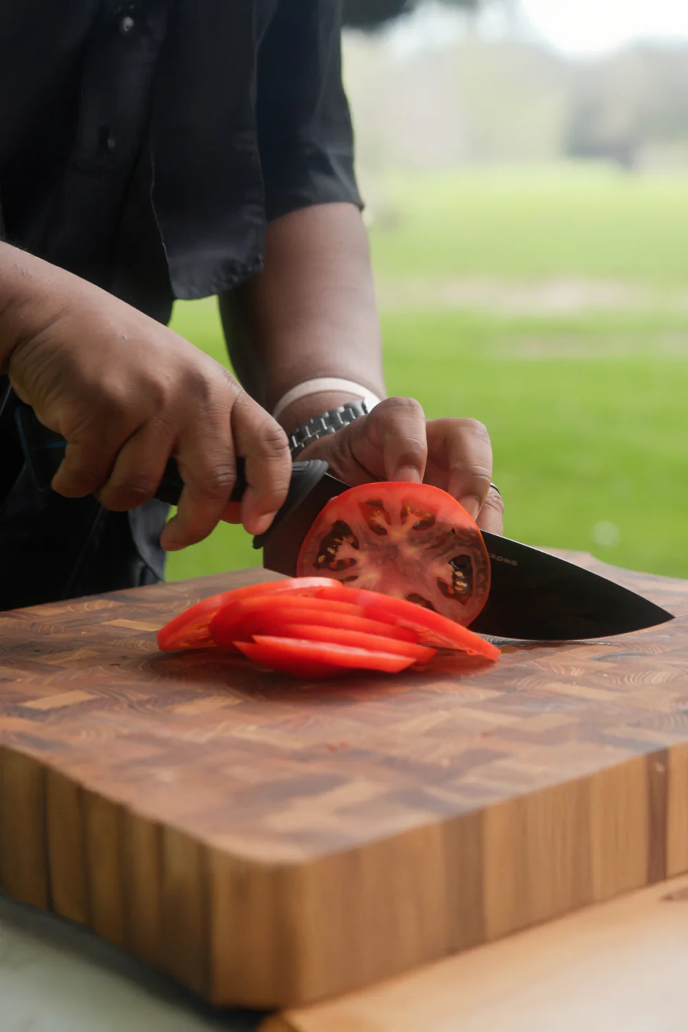 Chef's Knife 8" | Night Shark Series | NSF Certified | Dalstrong © - Image 4