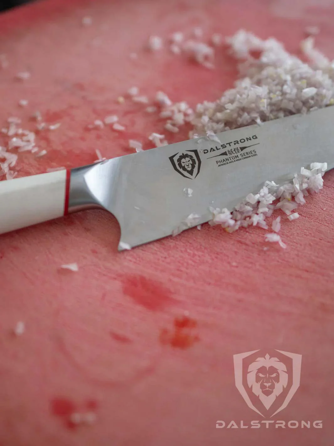 Chef's Knife 8" | White G10 Handle | Phantom Series | Dalstrong © - Image 10
