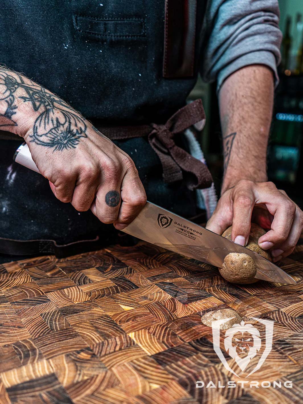 Chef's Knife 8" | White G10 Handle | Phantom Series | Dalstrong © - Image 7