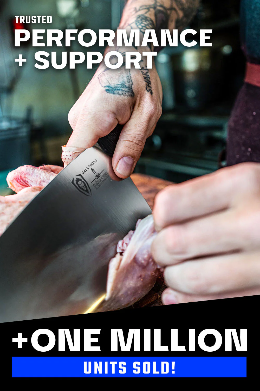 Cleaver Knife 10" | The Bestiarius | Gladiator Series ELITE | NSF Certified | Dalstrong © - Image 6