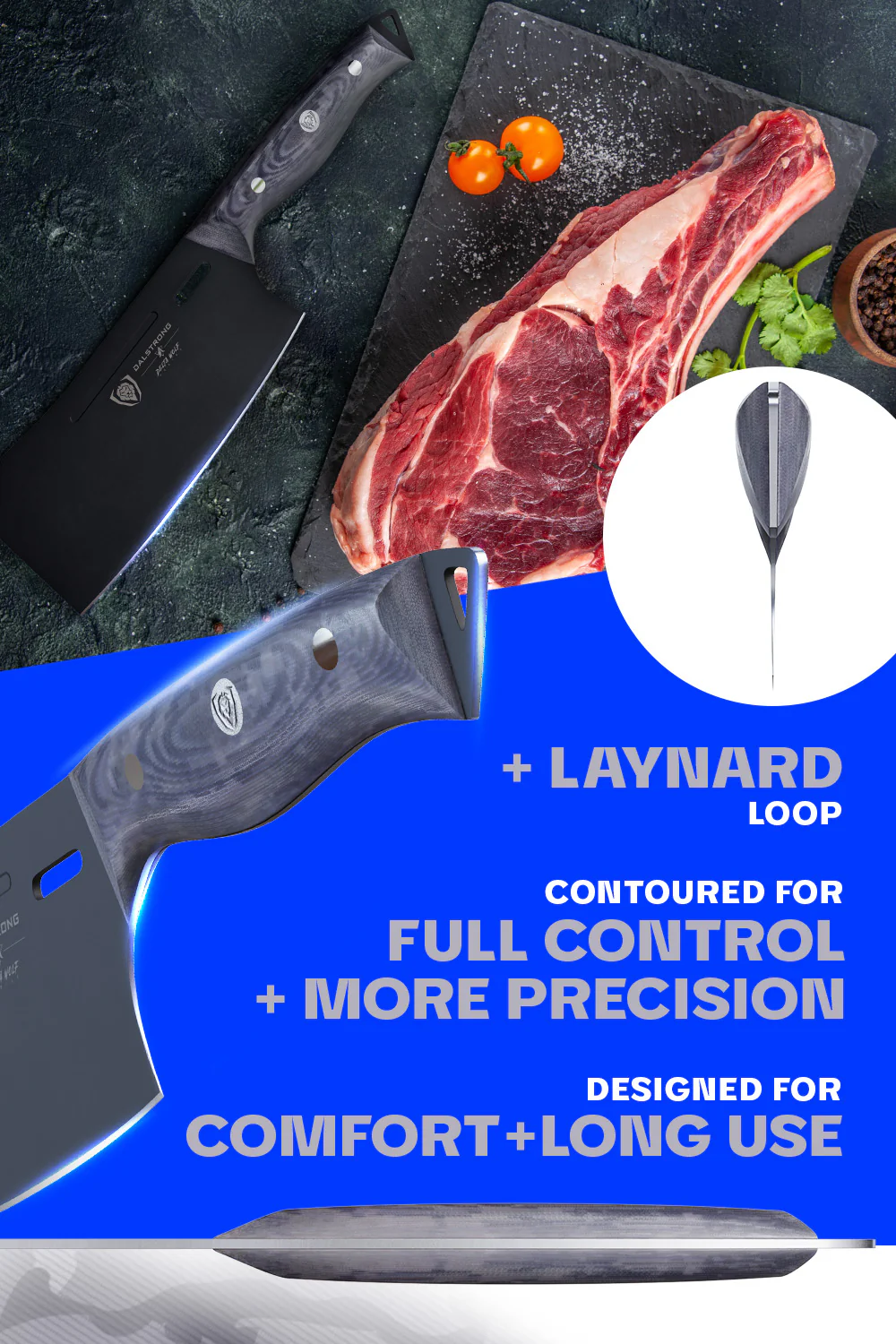 Cleaver Knife 7" | Delta Wolf Series | Dalstrong © - Image 5