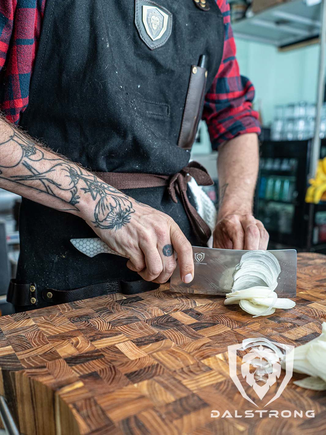 Cleaver Knife 7" |  Frost Fire Series | NSF Certified | Dalstrong © - Image 7