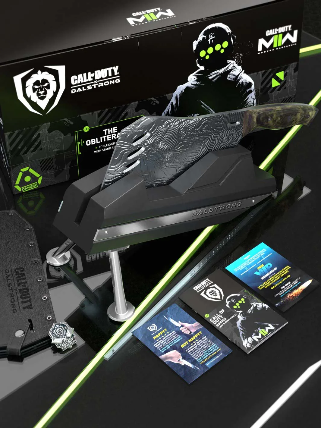 Cleaver Knife with Stand | Obliterator | Call of Duty © Edition | EXCLUSIVE COLLECTOR SET | Dalstrong © - Image 4