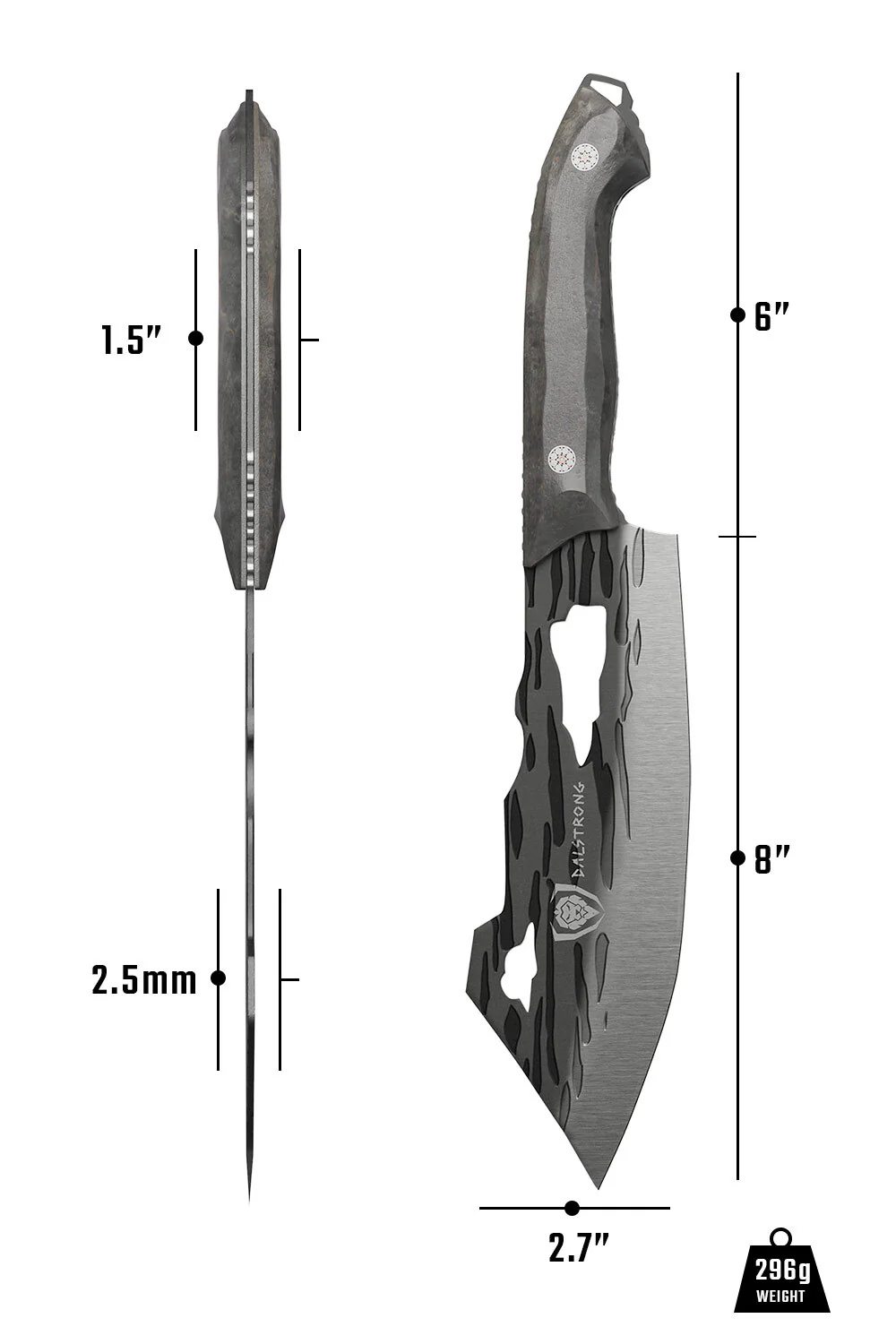 Crixus Knife 8" | The Barbarian Series™ | Dalstrong © - Image 12