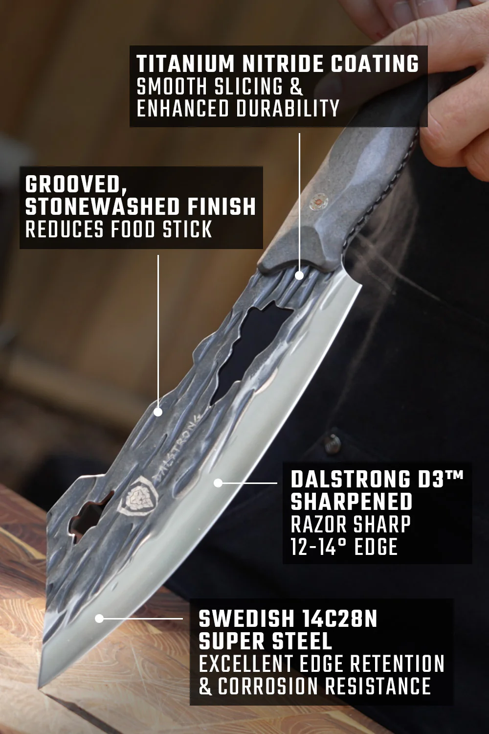 Crixus Knife 8" | The Barbarian Series™ | Dalstrong © - Image 5