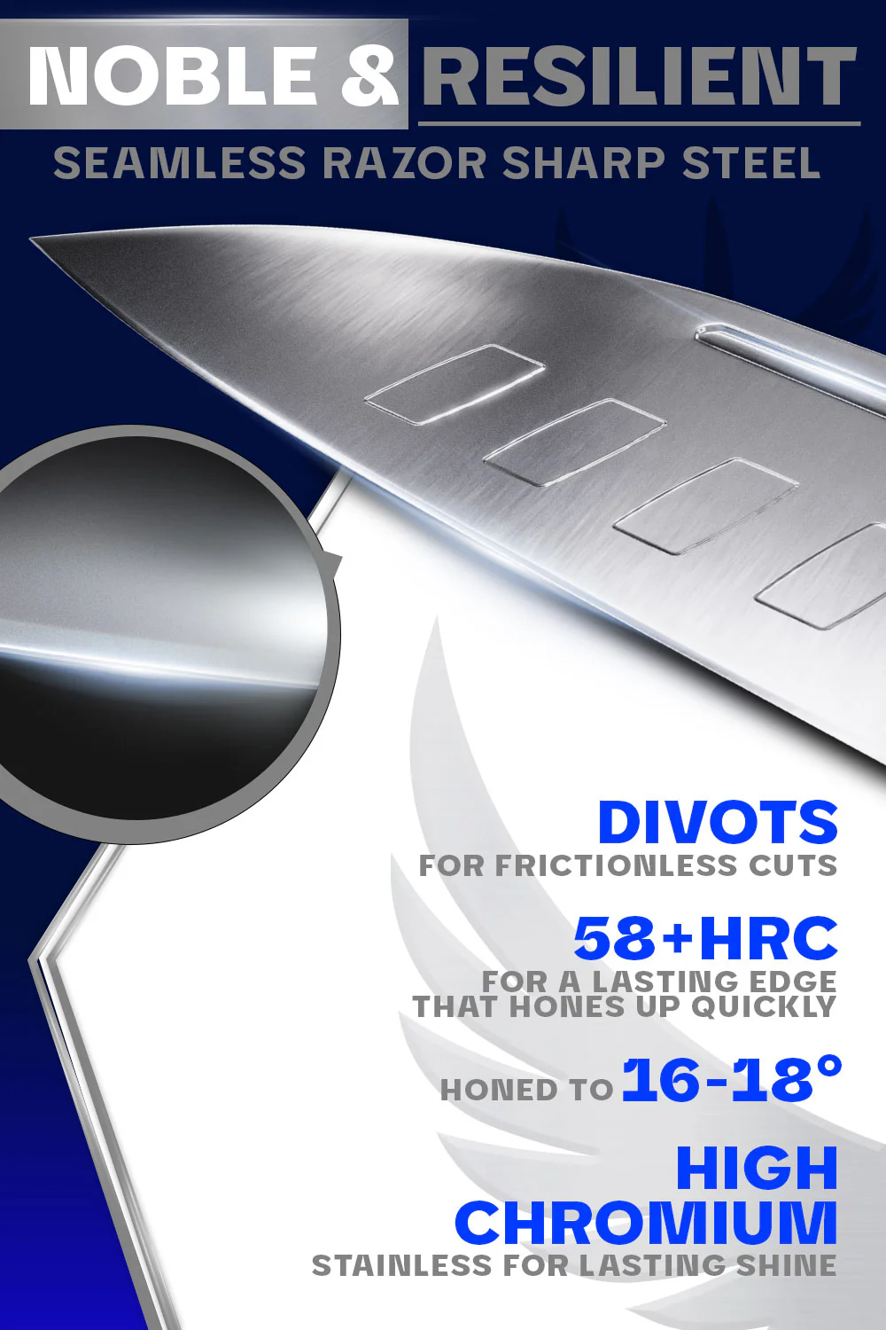 Santoku Knife 7" | Crusader Series | NSF Certified | Dalstrong © - Image 2