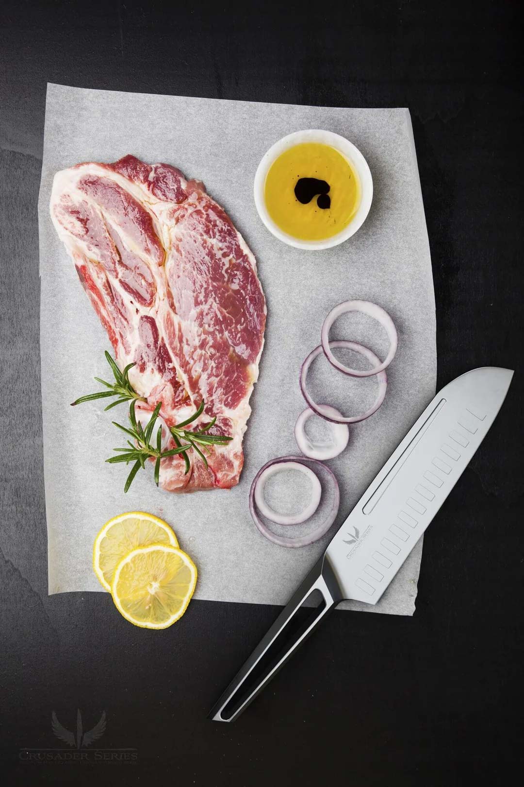 Santoku Knife 7" | Crusader Series | NSF Certified | Dalstrong © - Image 8