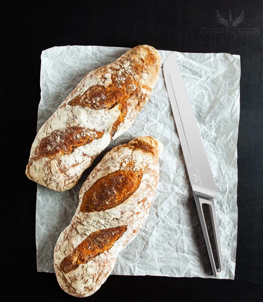 Bread Knife 8" | Crusader Series | NSF Certified | Dalstrong © - Image 9