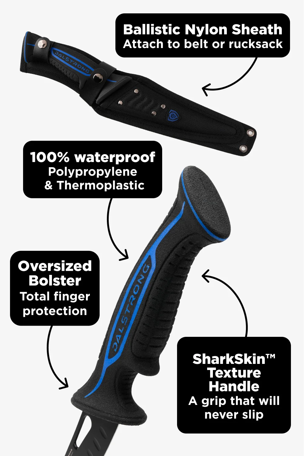 Curved Boning Knife 6" | Night Shark Series | NSF Certified | Dalstrong © - Image 13