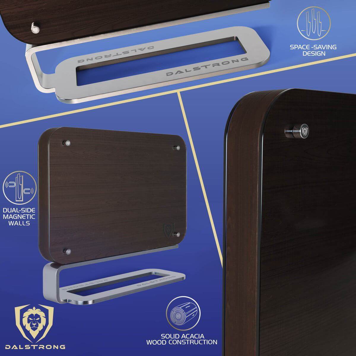 Double-Sided Magnetic Blade Wall | Sequoia Brown | Dalstrong © - Image 3