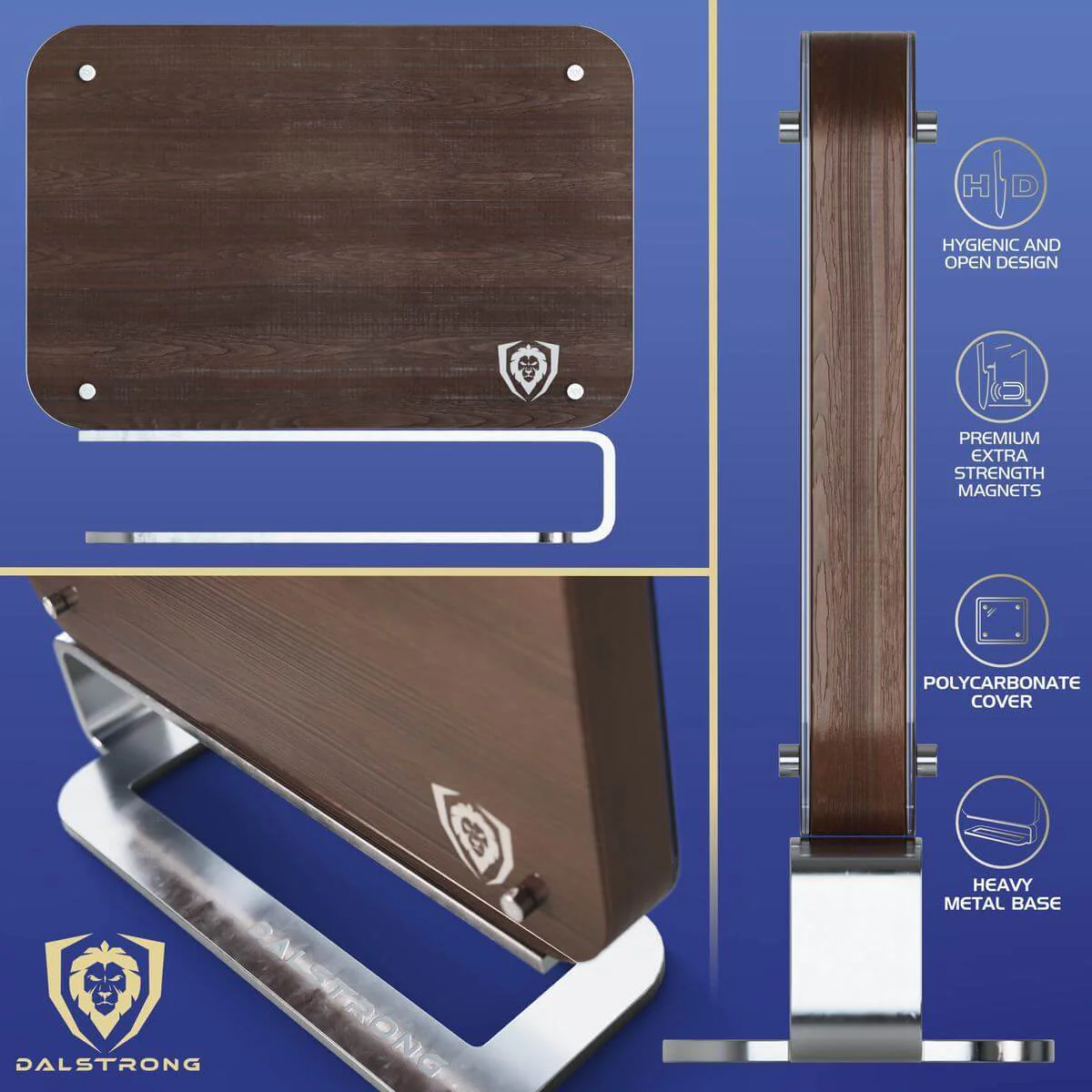 Double-Sided Magnetic Blade Wall | Sequoia Brown | Dalstrong © - Image 4
