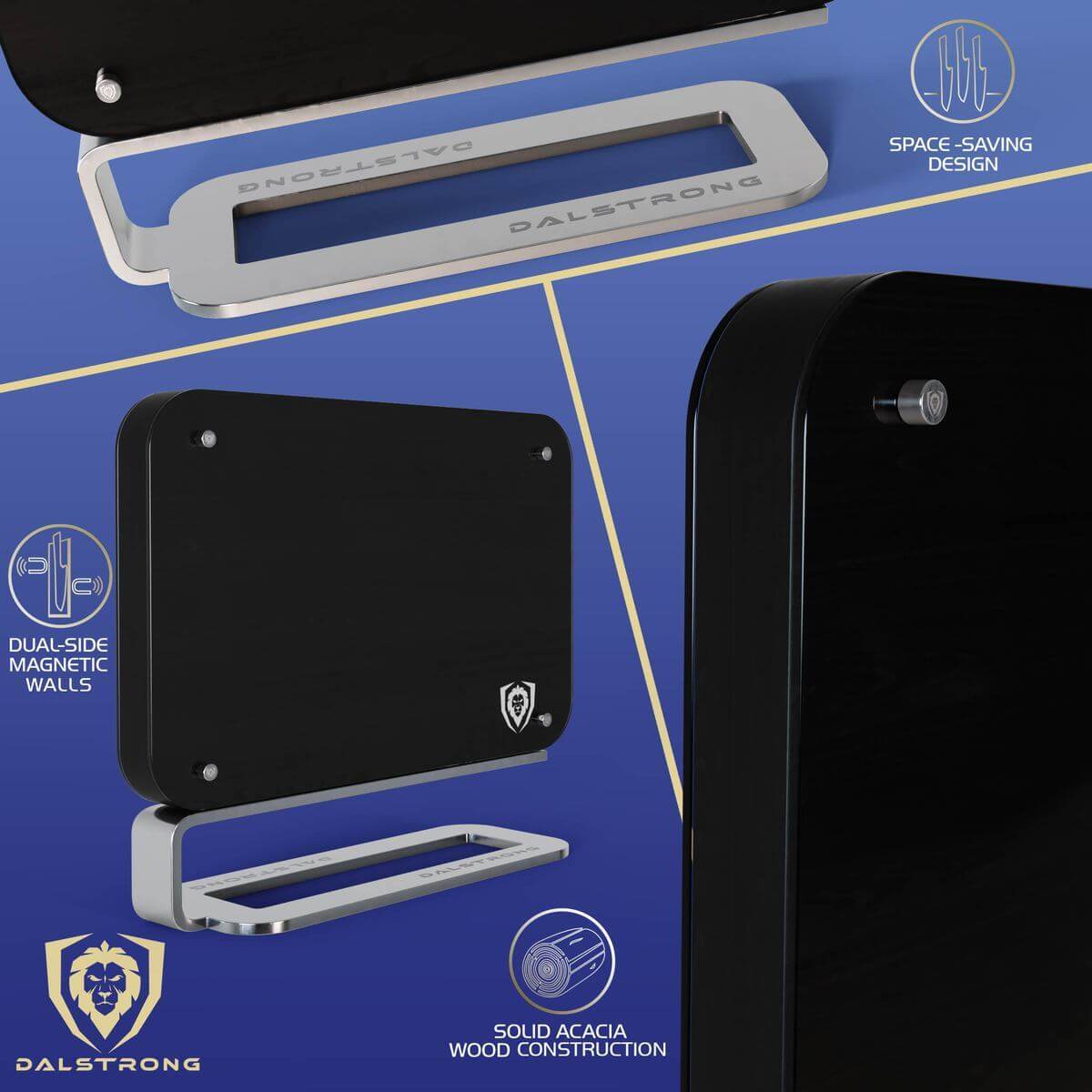 Double-Sided Magnetic Blade Wall | Vader Black | Dalstrong © - Image 3