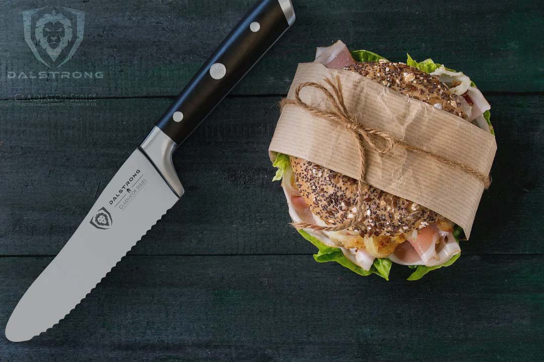 Serrated Sandwich, Deli & Utility Knife 6" | Gladiator Series | NSF Certified | Dalstrong © - Image 8