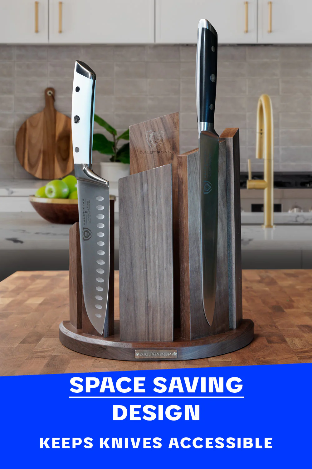 Dragon Spire Magnetic Block | Double-Sided | Walnut Wood | Dalstrong © - Image 4