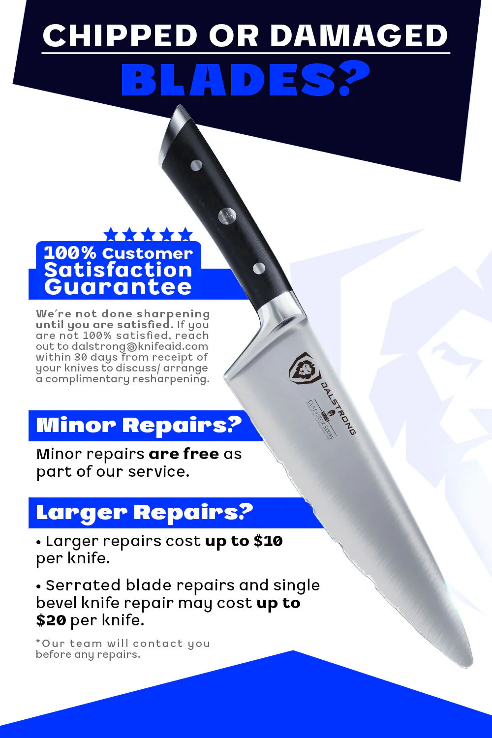 Dalstrong Knife Sharpening Service - Image 4
