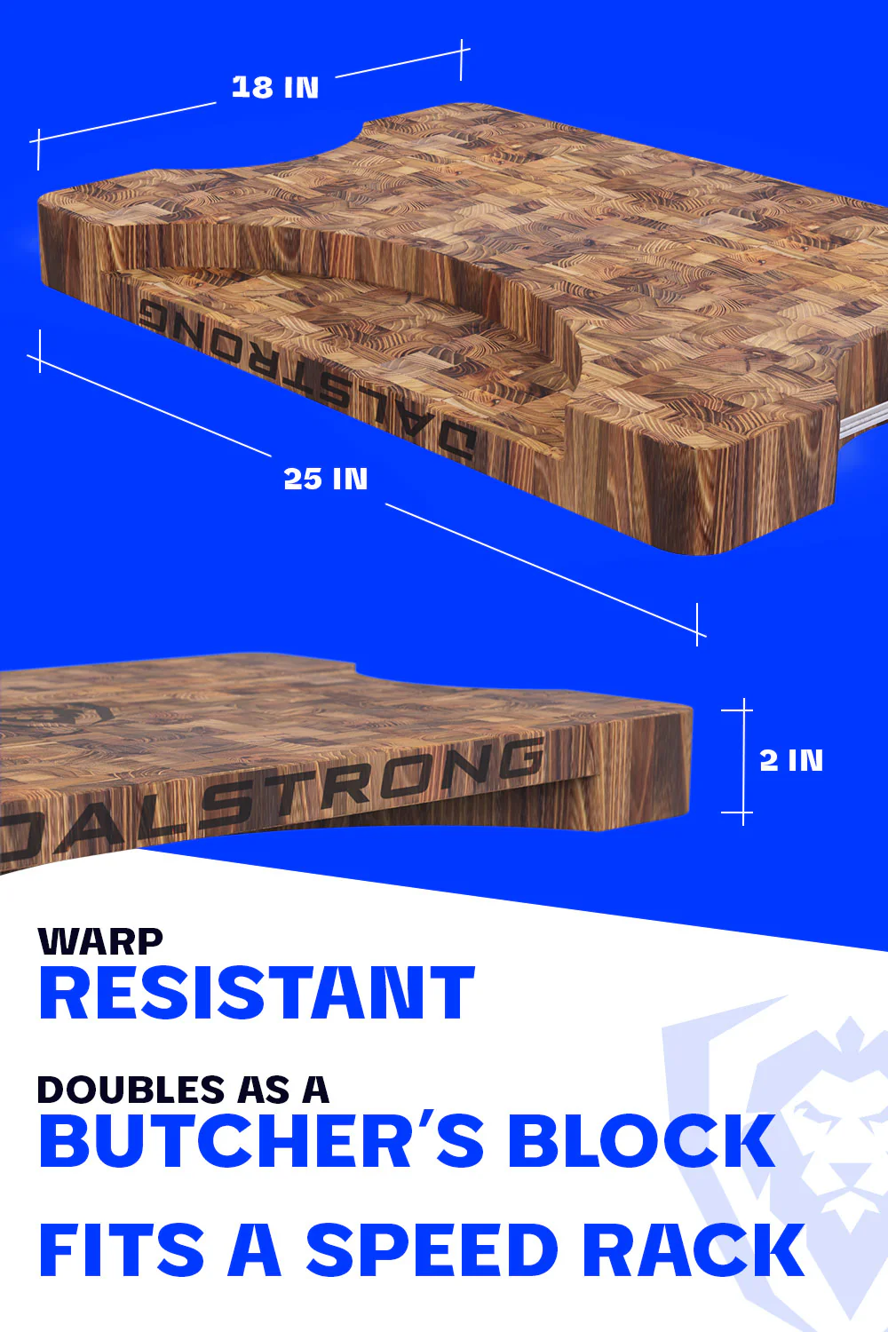 Lionswood Colossal Teak Cutting Board | Dalstrong © - Image 4