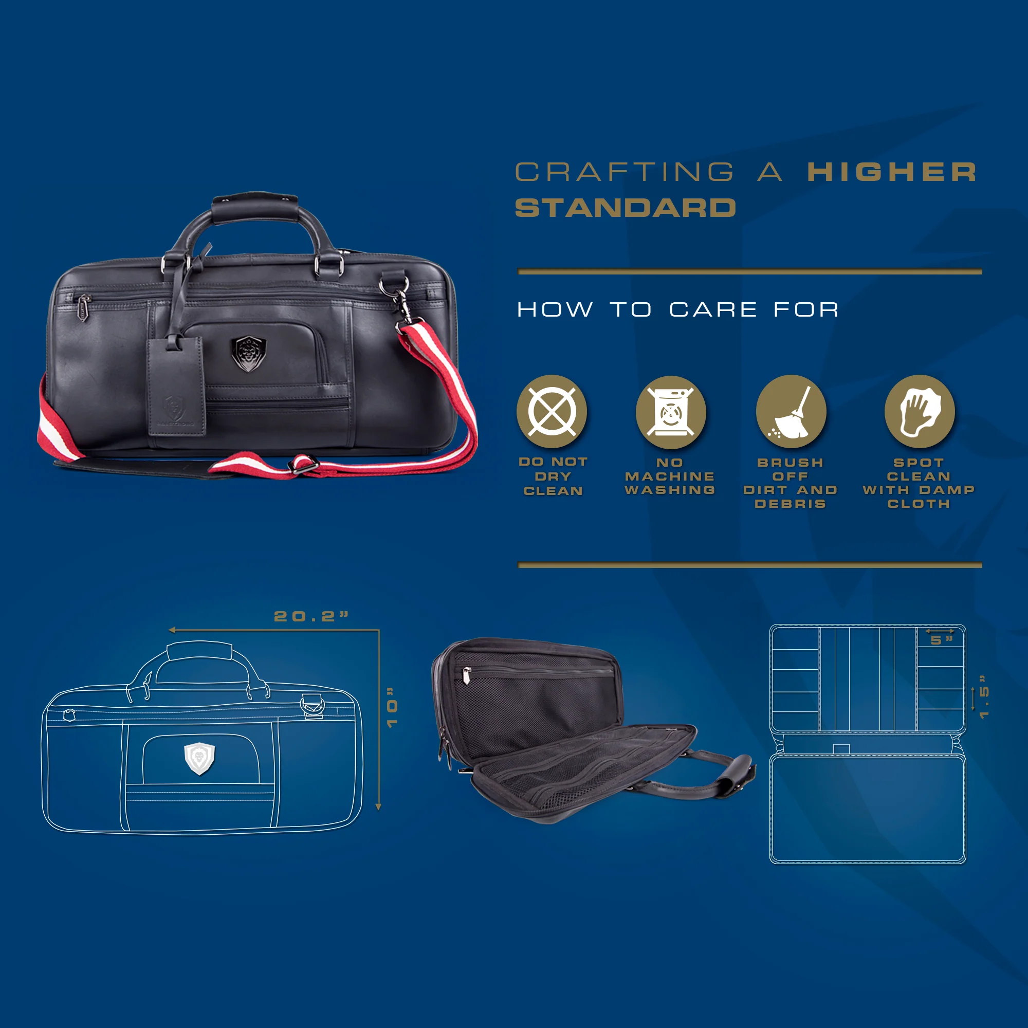 Premium 4 Pocket Knife Bag | The Culinary Commander | Dalstrong © - Image 2