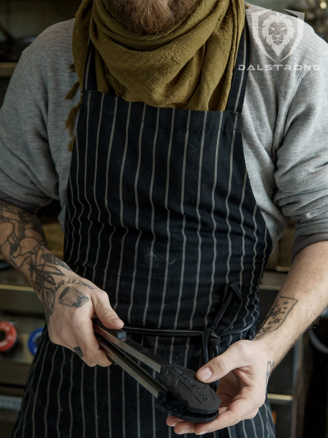 Food Tongs 12" | Scalloped Silicone Tips | Dalstrong © - Image 5