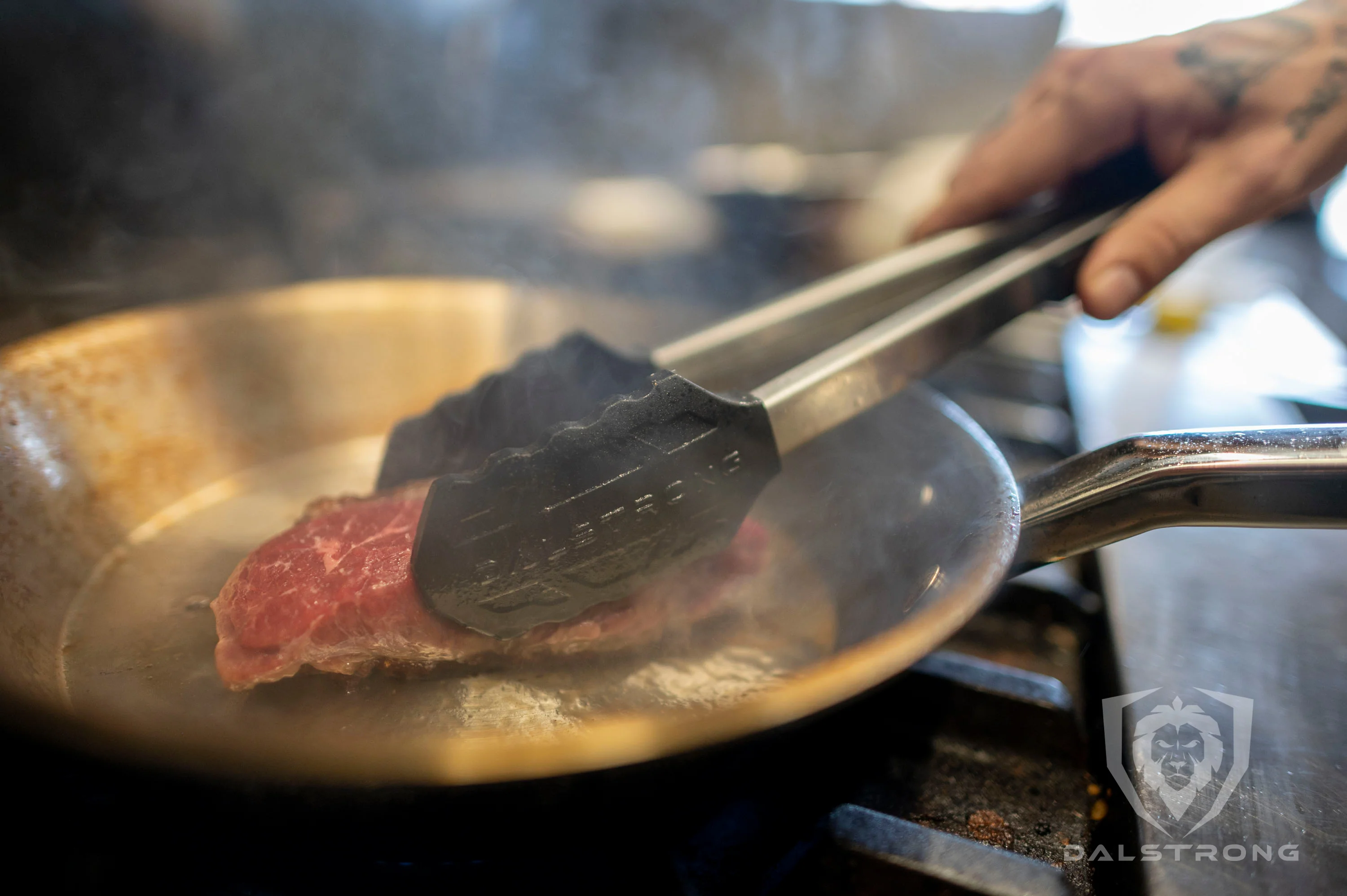 Food Tongs 12" | Scalloped Silicone Tips | Dalstrong © - Image 6
