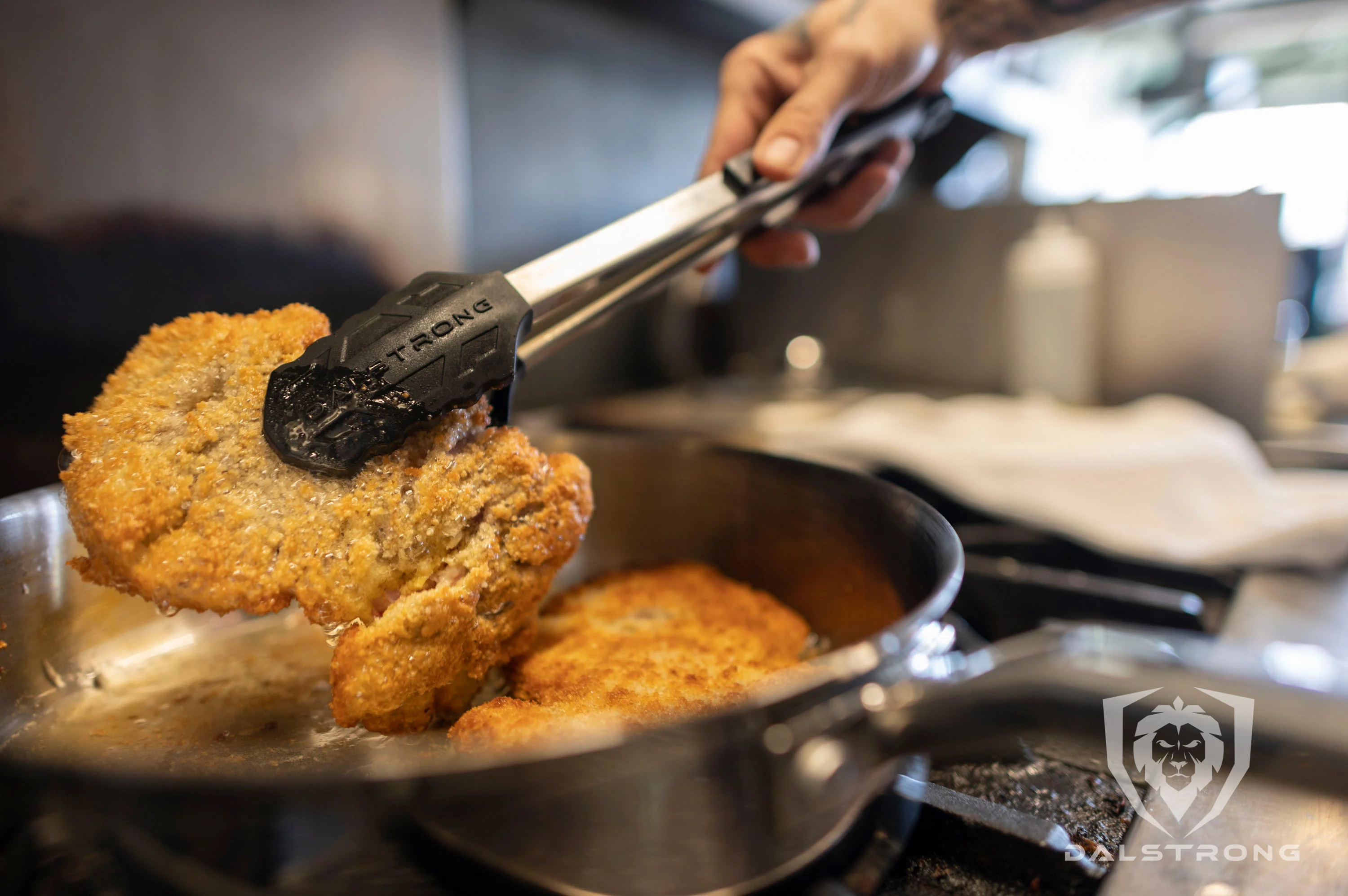 Food Tongs 12" | Scalloped Silicone Tips | Dalstrong © - Image 7